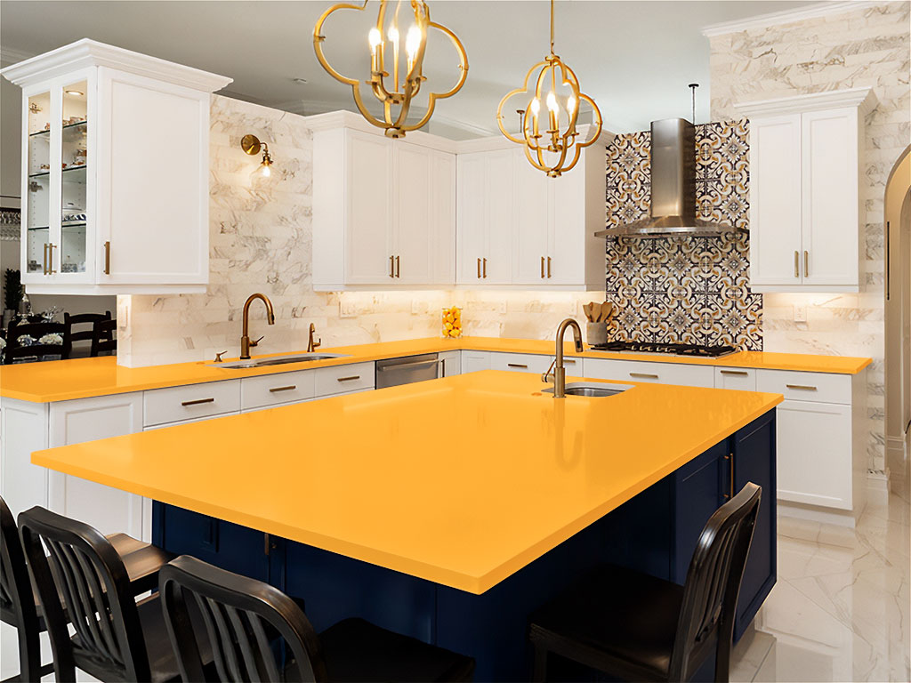 ORACAL 970RA Matte Saffron Yellow DIY Kitchen Counter Wraps