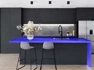 Rwraps Chrome Blue Kitchen Countertop Wraps