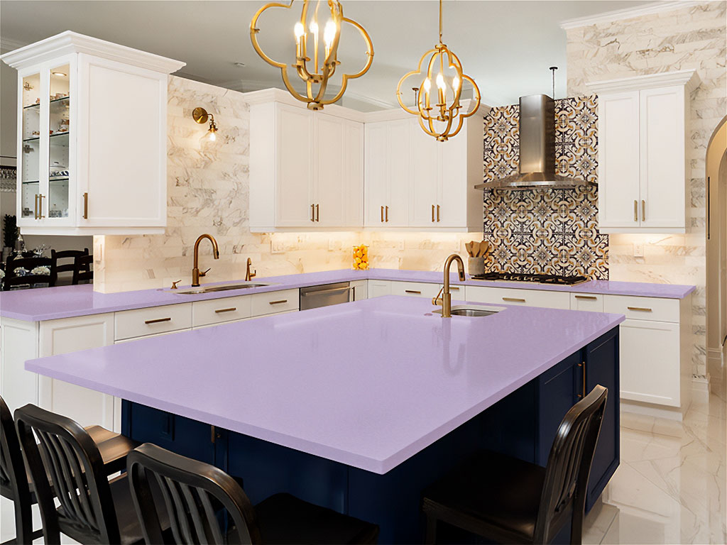 Rwraps Gloss Metallic Light Purple DIY Kitchen Counter Wraps