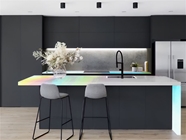 Rwraps Holographic Chrome Silver Neochrome Kitchen Countertop Wraps