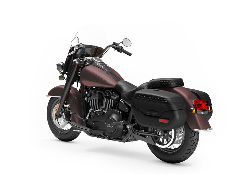 Rwraps Gloss Metallic Black Rose Motorcycle Vinyl Wraps