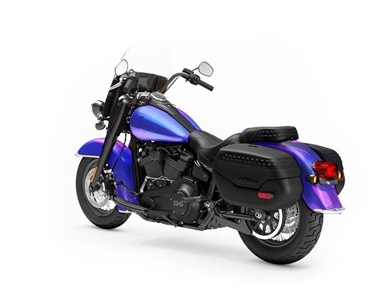 Rwraps Holographic Chrome Purple Neochrome Motorcycle Vinyl Wraps