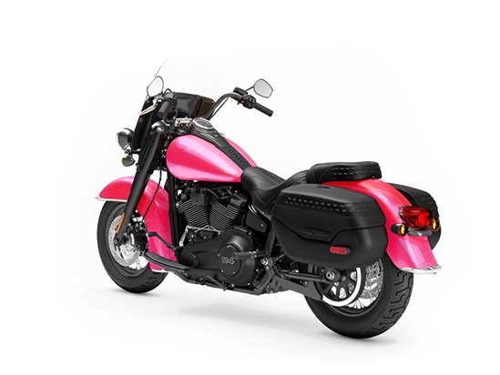 Rwraps Matte Chrome Pink Rose Motorcycle Vinyl Wraps