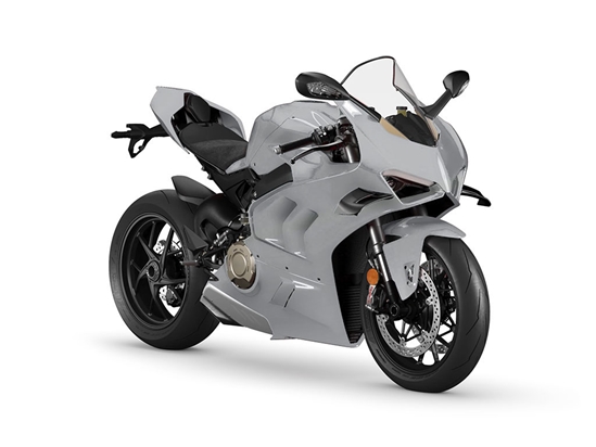 Rwraps Matte Chrome Silver Motorcycle Wraps