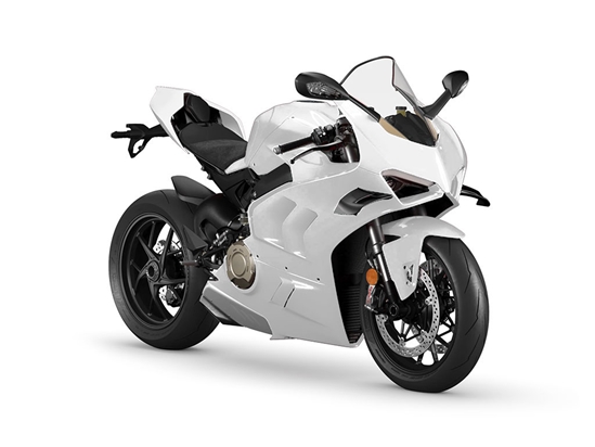 Rwraps Matte White Motorcycle Wraps