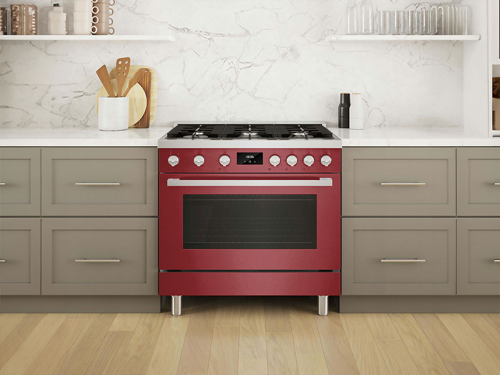 3M 2080 Gloss Red Metallic Oven Wraps