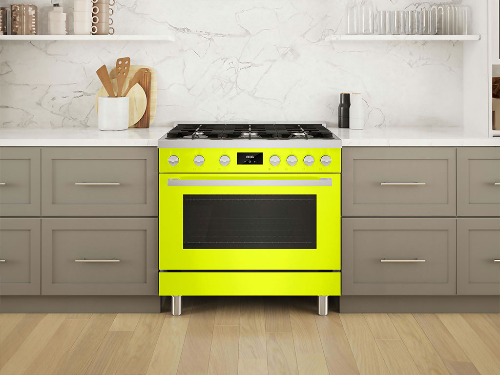 3M 1080 Satin Neon Fluorescent Yellow Oven Wraps