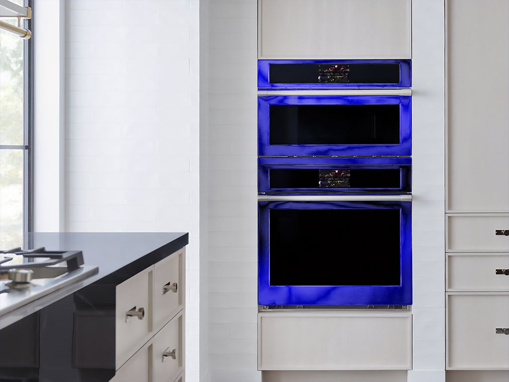 Avery Dennison SF 100 Blue Chrome DIY Built-In Oven Wraps