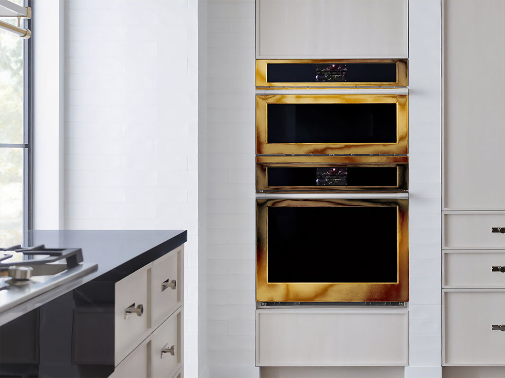 Avery Dennison SF 100 Gold Chrome DIY Built-In Oven Wraps