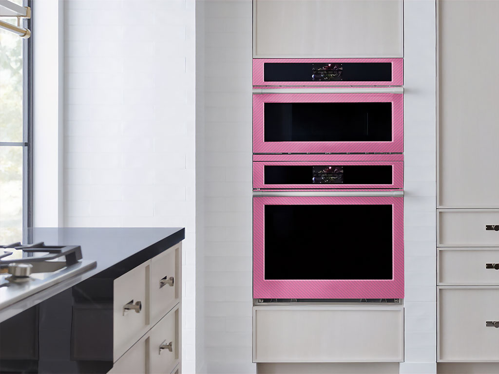 Rwraps 4D Carbon Fiber Pink DIY Built-In Oven Wraps