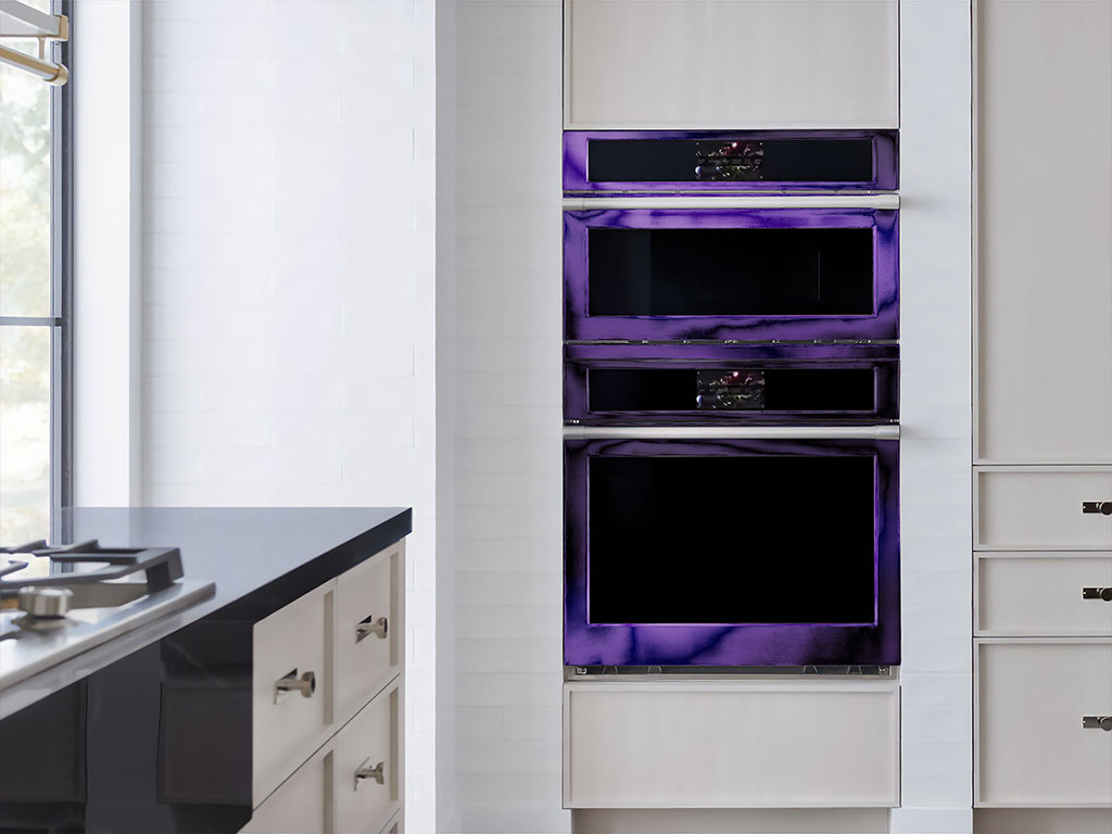 Rwraps Chrome Purple DIY Built-In Oven Wraps