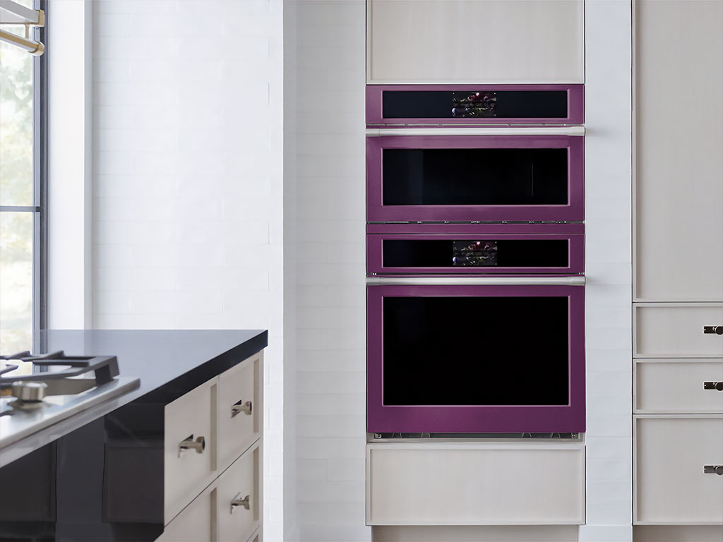 Rwraps Gloss Metallic Grape DIY Built-In Oven Wraps