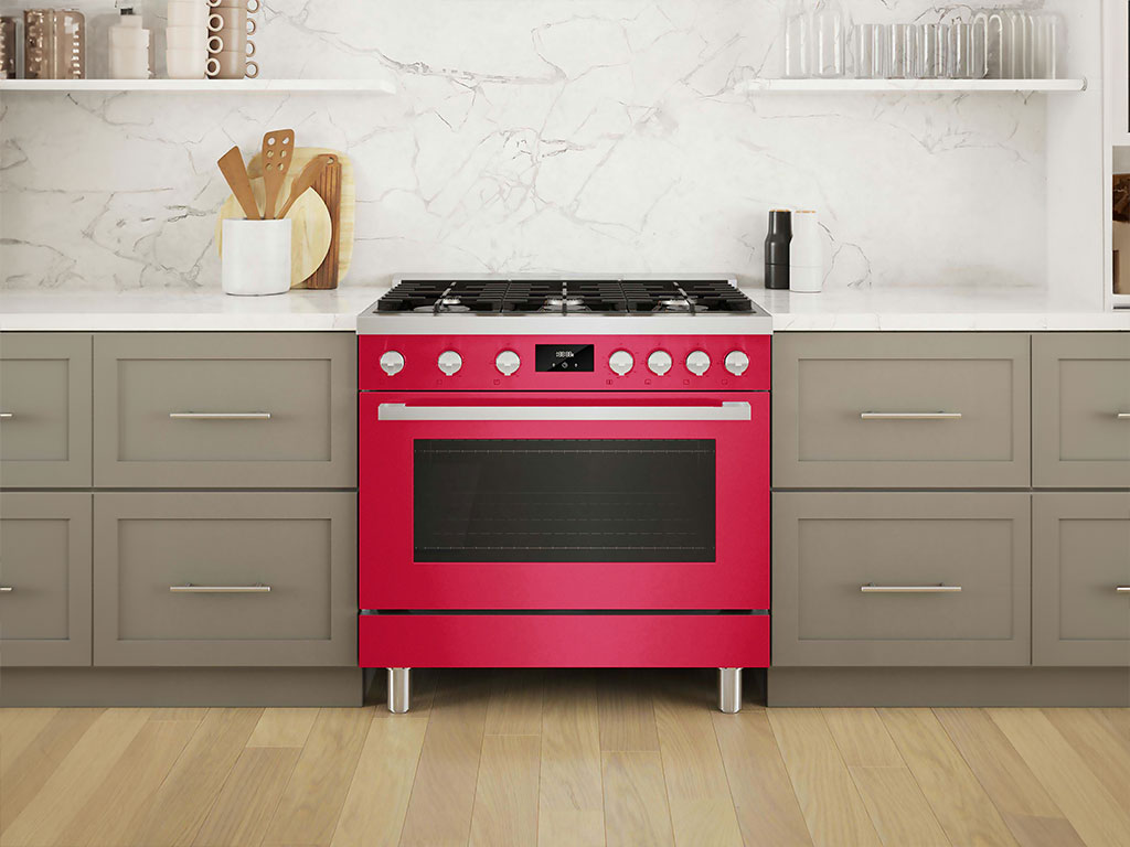 Rwraps Gloss Metallic Rose Red Oven Wraps