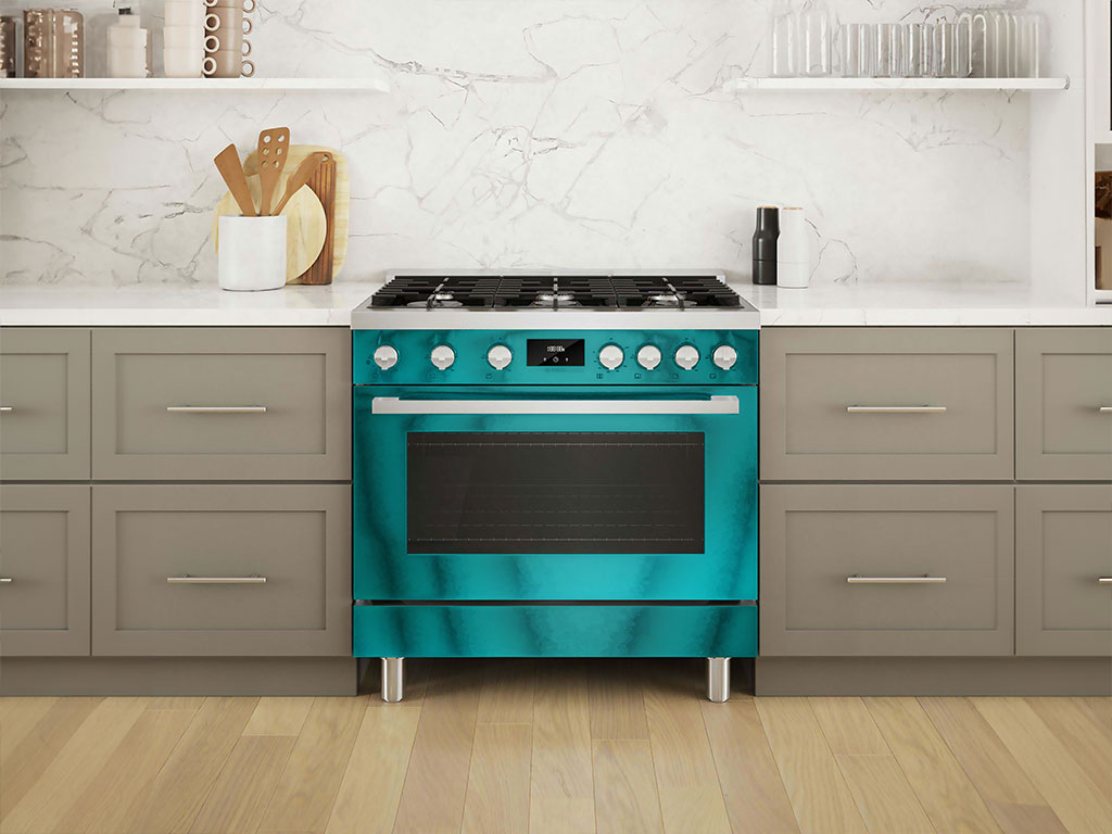 Rwraps Matte Chrome Teal Oven Wraps