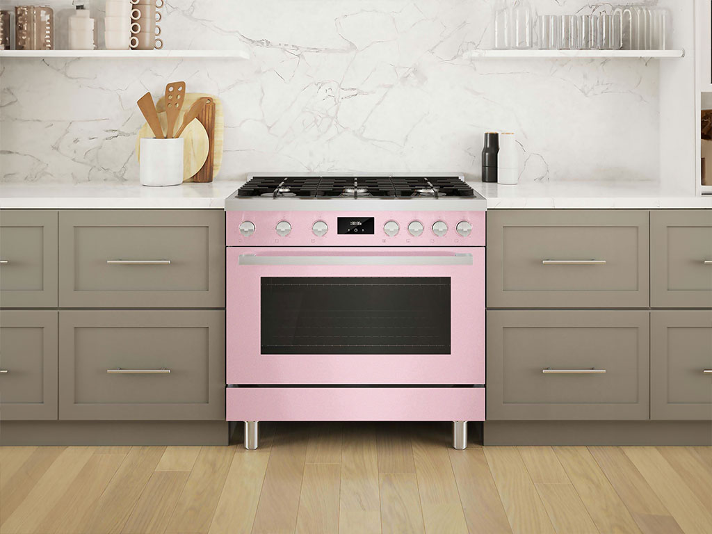 Rwraps Satin Metallic Sakura Pink Oven Wraps