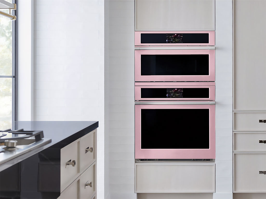 Rwraps Satin Metallic Sakura Pink DIY Built-In Oven Wraps