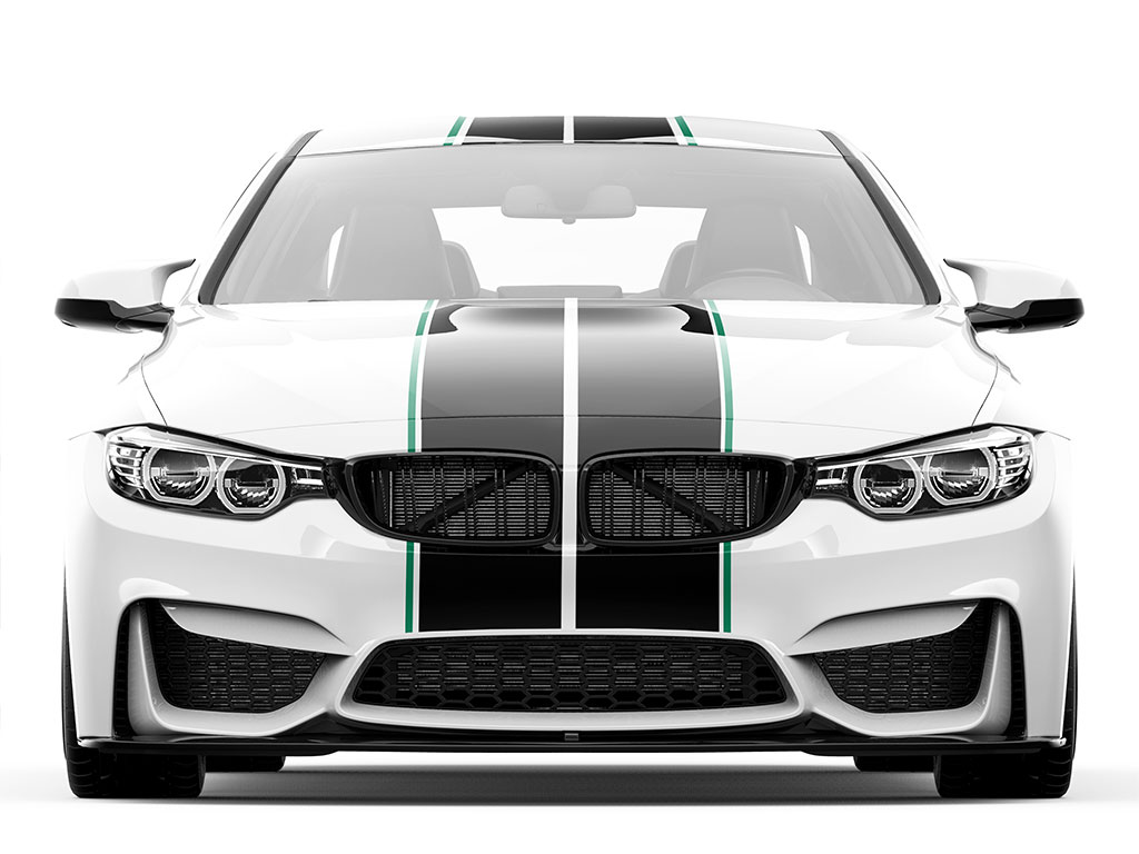 ORACAL 651 Green Pin Stripe With Racing Stripes