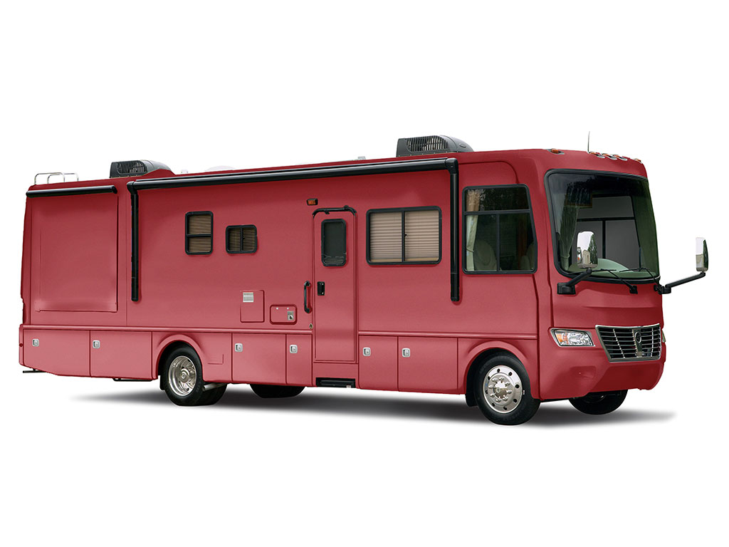 3M 2080 Matte Red Metallic Recreational Vehicle Wraps