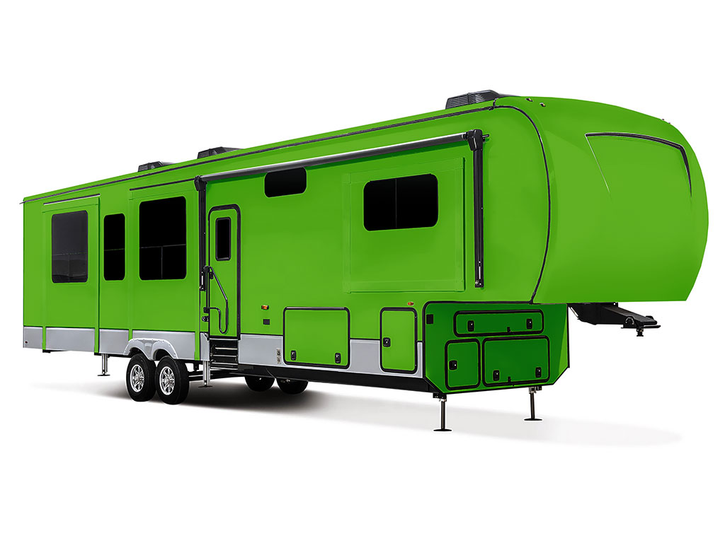 3M 2080 Satin Apple Green RV Vinyl Wraps