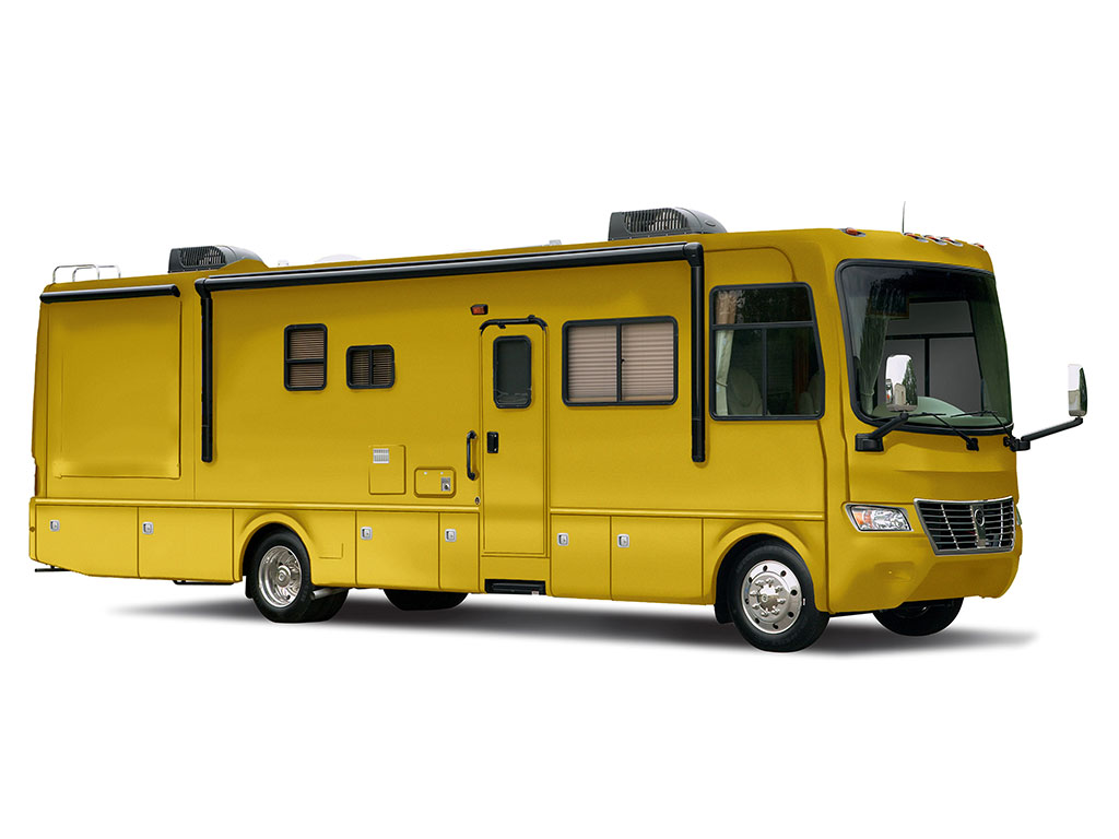 3M 2080 Satin Bitter Yellow Recreational Vehicle Wraps