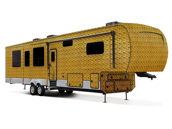 Rwraps 3D Carbon Fiber Gold (Digital) RV Vinyl Wraps