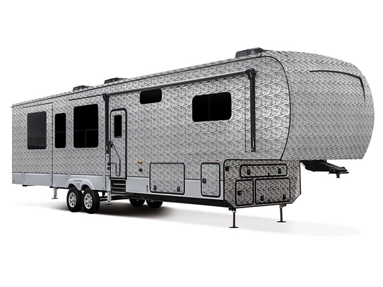 Rwraps 3D Carbon Fiber Silver (Digital) RV Vinyl Wraps