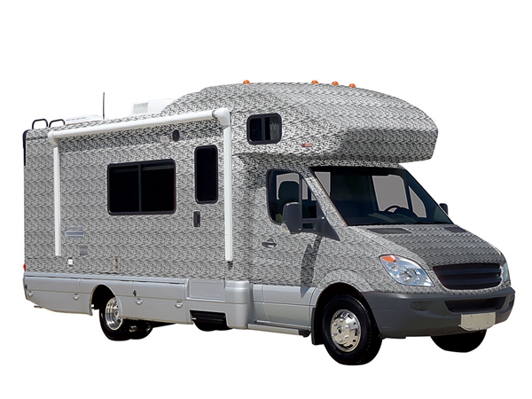 Rwraps 3D Carbon Fiber Silver (Digital) DIY RV Wraps