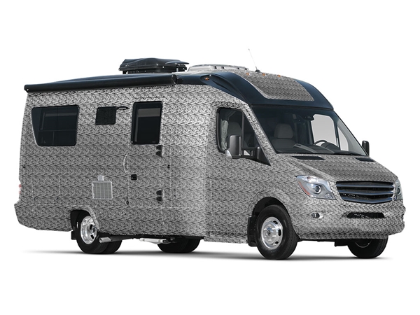 Rwraps 3D Carbon Fiber Silver (Digital) Do-It-Yourself RV Wraps