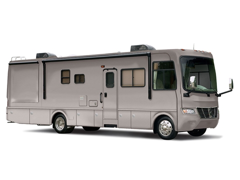 Rwraps™ 3D Carbon Fiber Silver RV Wraps