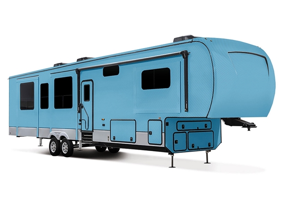 Rwraps 3D Carbon Fiber Blue (Sky) RV Vinyl Wraps