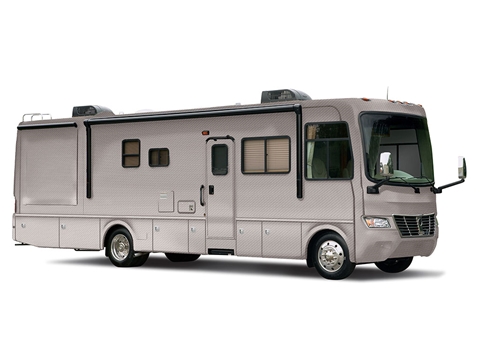 Rwraps™ 4D Carbon Fiber Silver RV Wraps