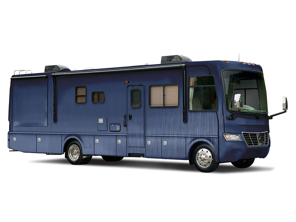 Rwraps Brushed Aluminum Blue Recreational Vehicle Wraps