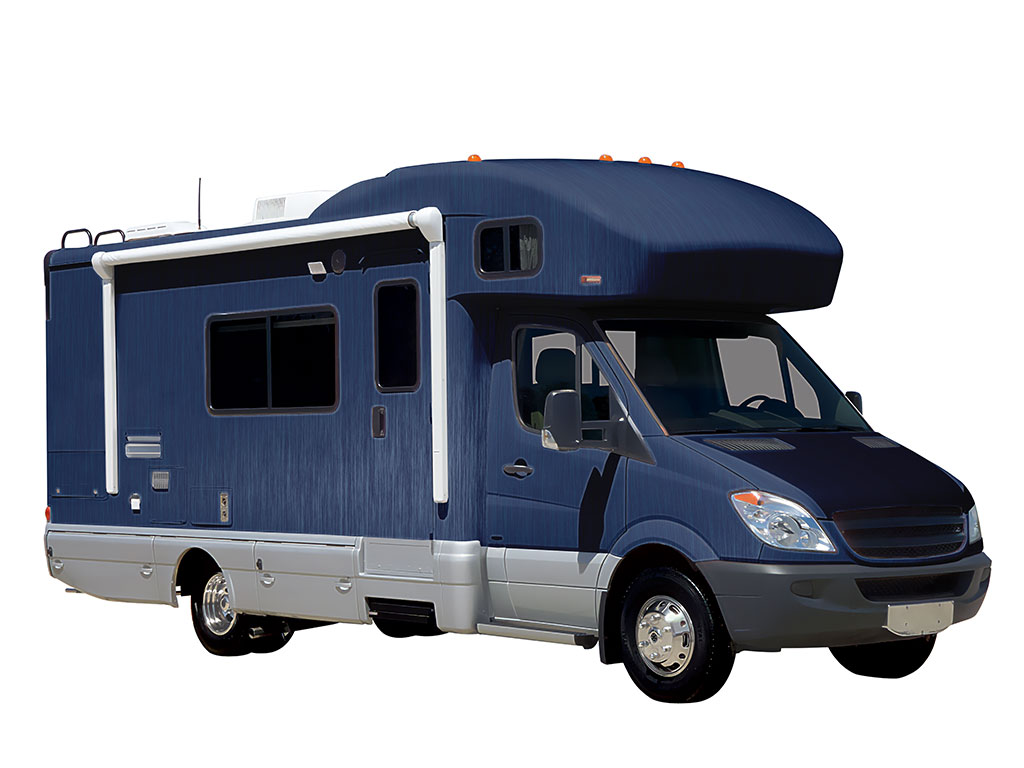 Rwraps Brushed Aluminum Blue DIY RV Wraps