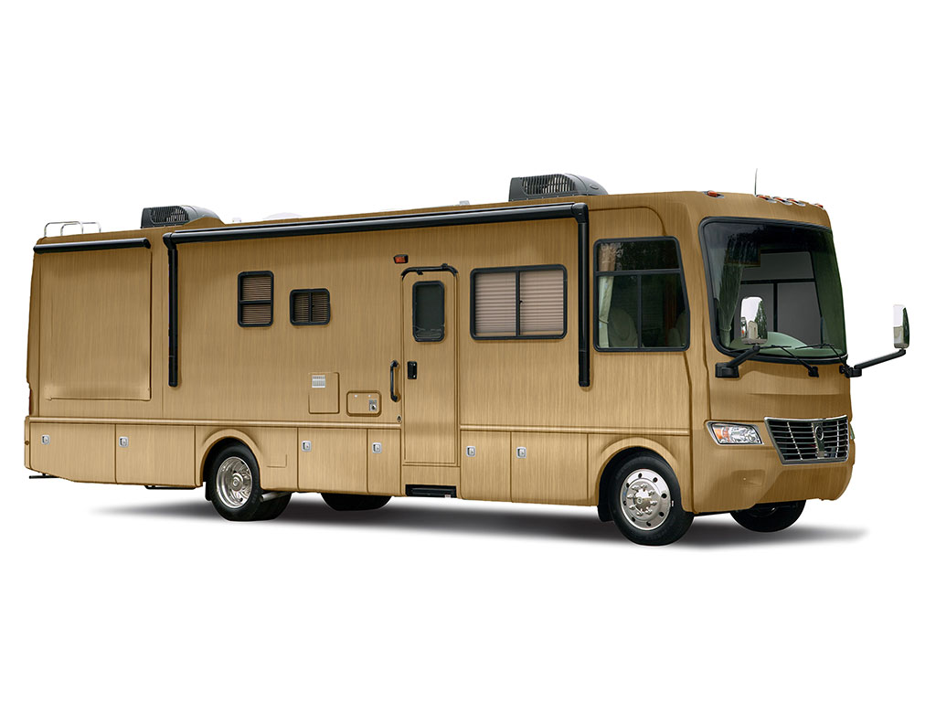 Rwraps Brushed Aluminum Gold Recreational Vehicle Wraps