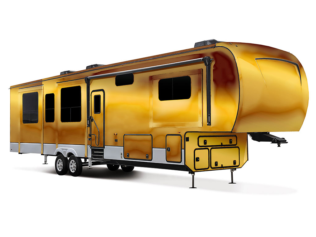 Rwraps Chrome Gold RV Vinyl Wraps