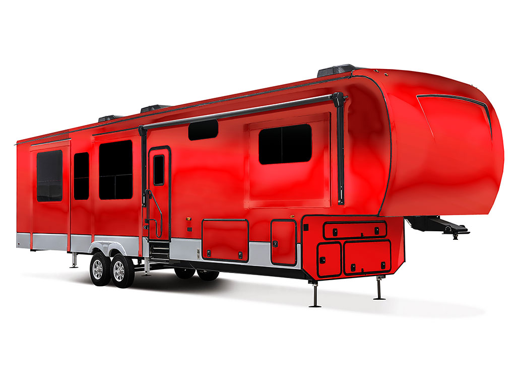 Rwraps Chrome Red RV Vinyl Wraps