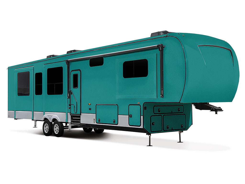 Rwraps Gloss Metallic Emerald Green RV Vinyl Wraps