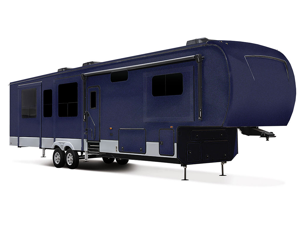 Rwraps Gloss Metallic Midnight Blue RV Vinyl Wraps