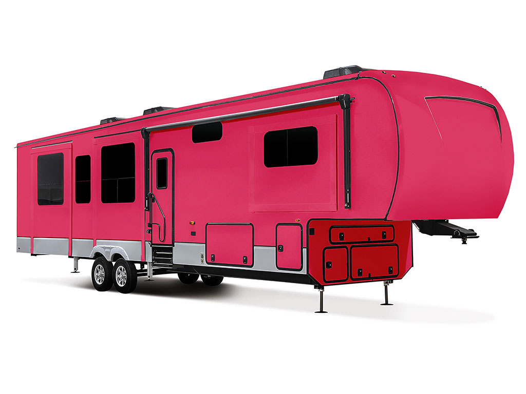 Rwraps Gloss Metallic Rose Red RV Vinyl Wraps