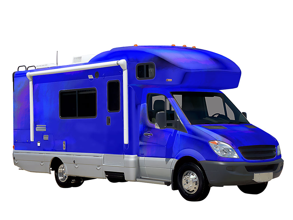 Rwraps Holographic Chrome Blue Neochrome DIY RV Wraps