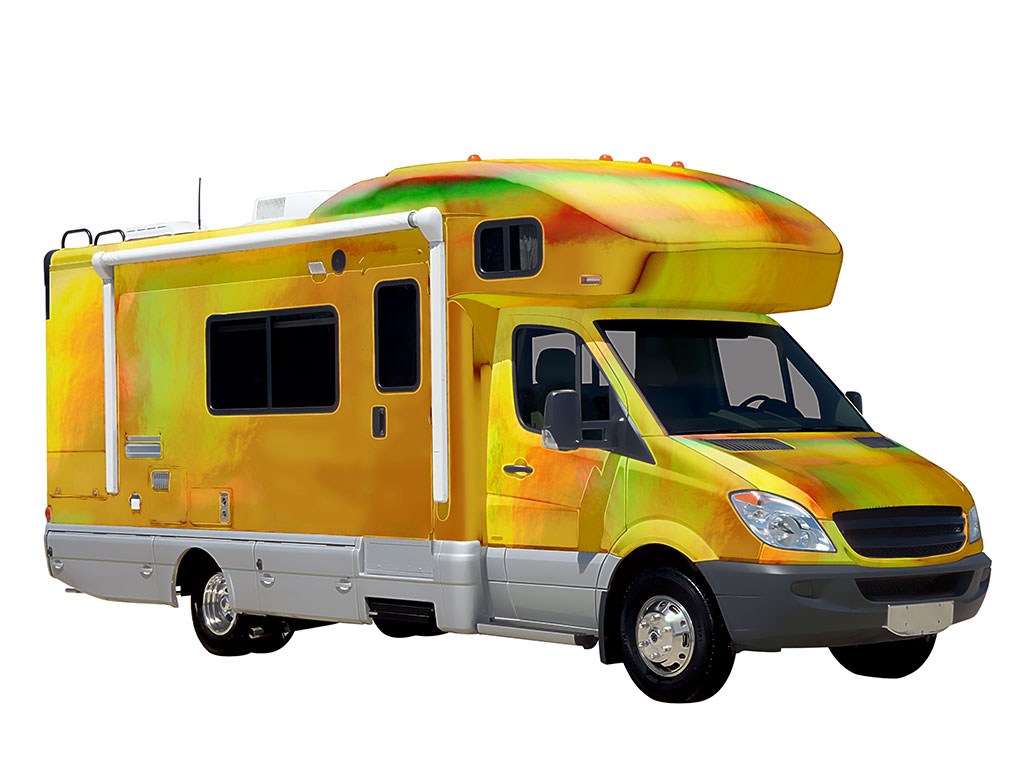 Rwraps Holographic Chrome Gold Neochrome DIY RV Wraps