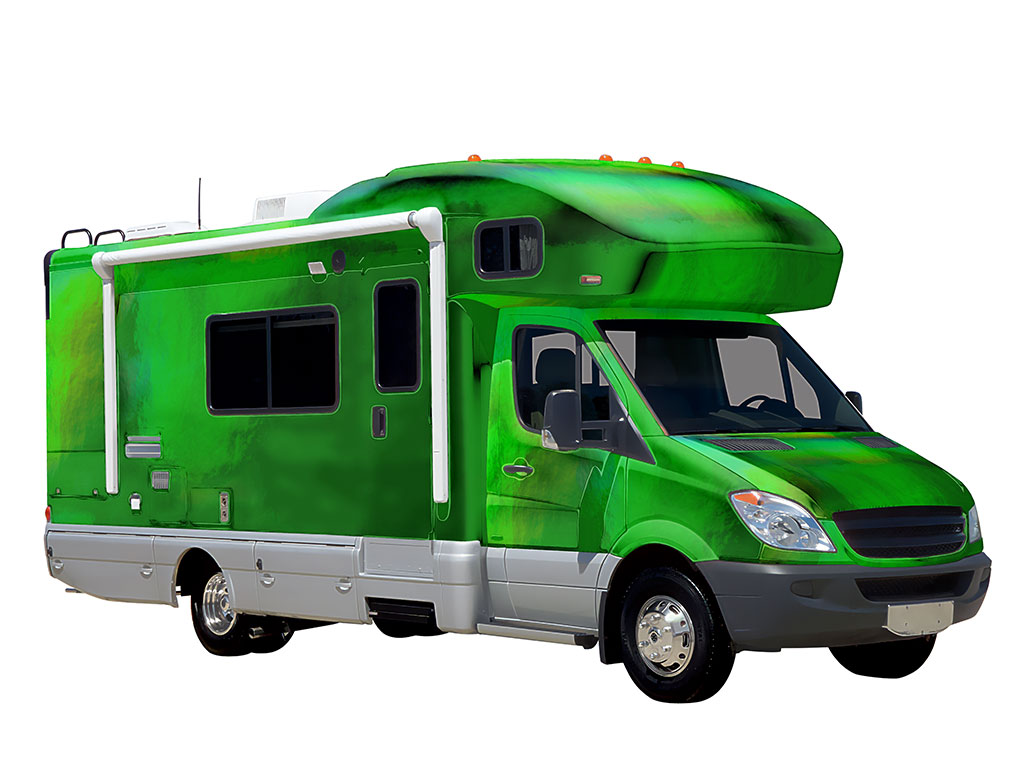 Rwraps Holographic Chrome Green Neochrome DIY RV Wraps