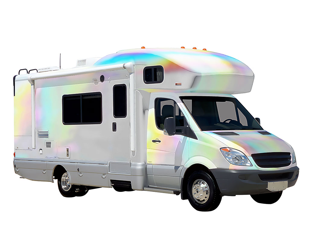 Rwraps Holographic Chrome Silver Neochrome (Matte) DIY RV Wraps