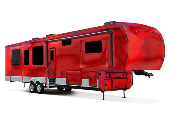 Rwraps Holographic Chrome Red Neochrome RV Vinyl Wraps