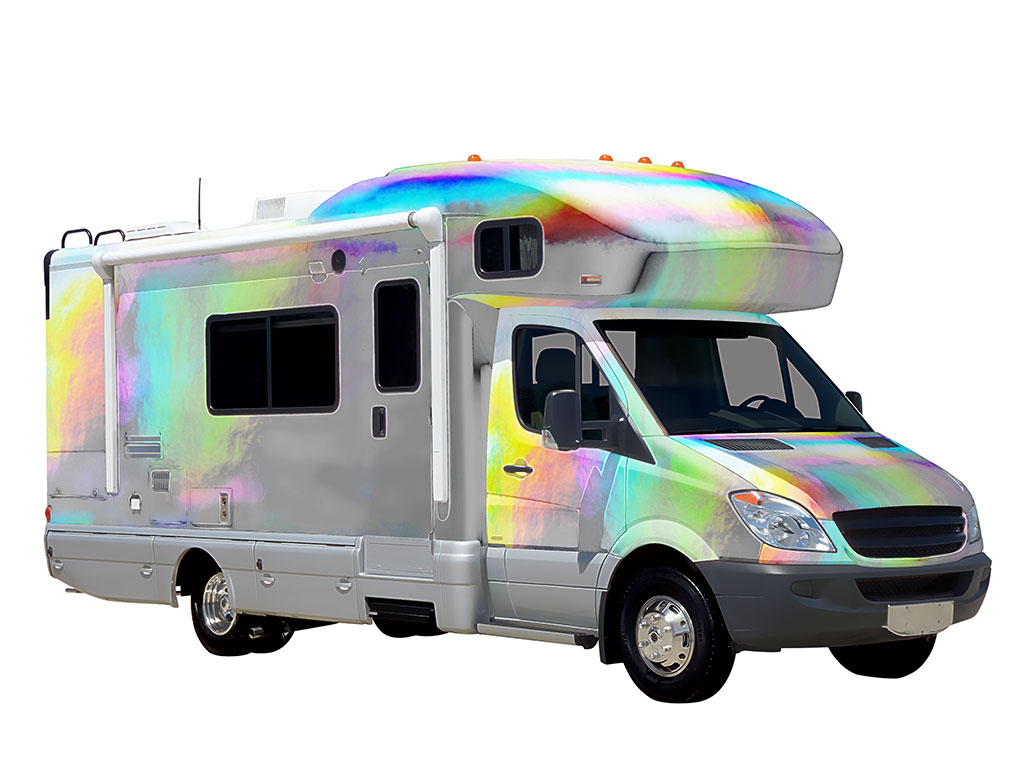 Rwraps Holographic Chrome Silver Neochrome DIY RV Wraps