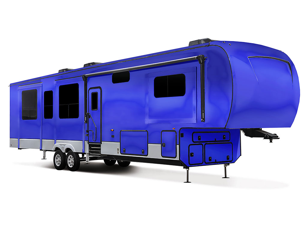 Rwraps Matte Chrome Blue RV Vinyl Wraps