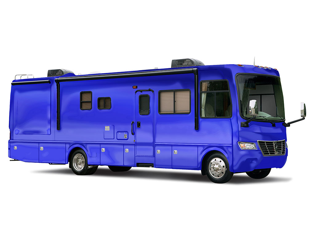 Rwraps Matte Chrome Blue Recreational Vehicle Wraps