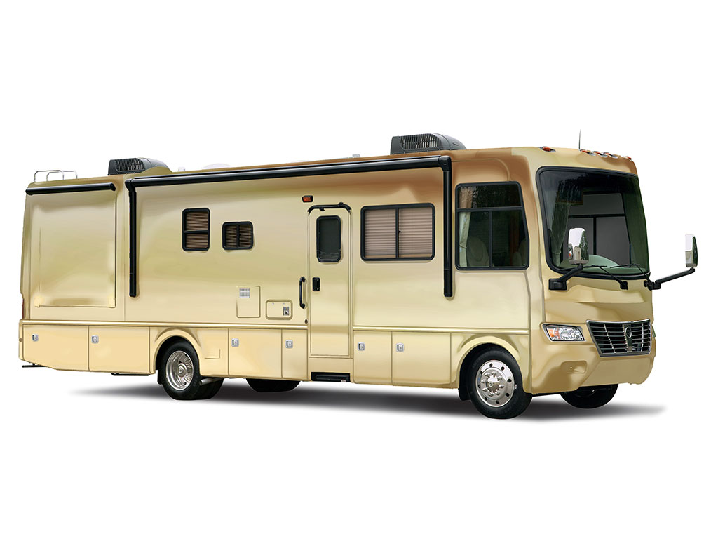 Rwraps Matte Chrome Champagne Recreational Vehicle Wraps