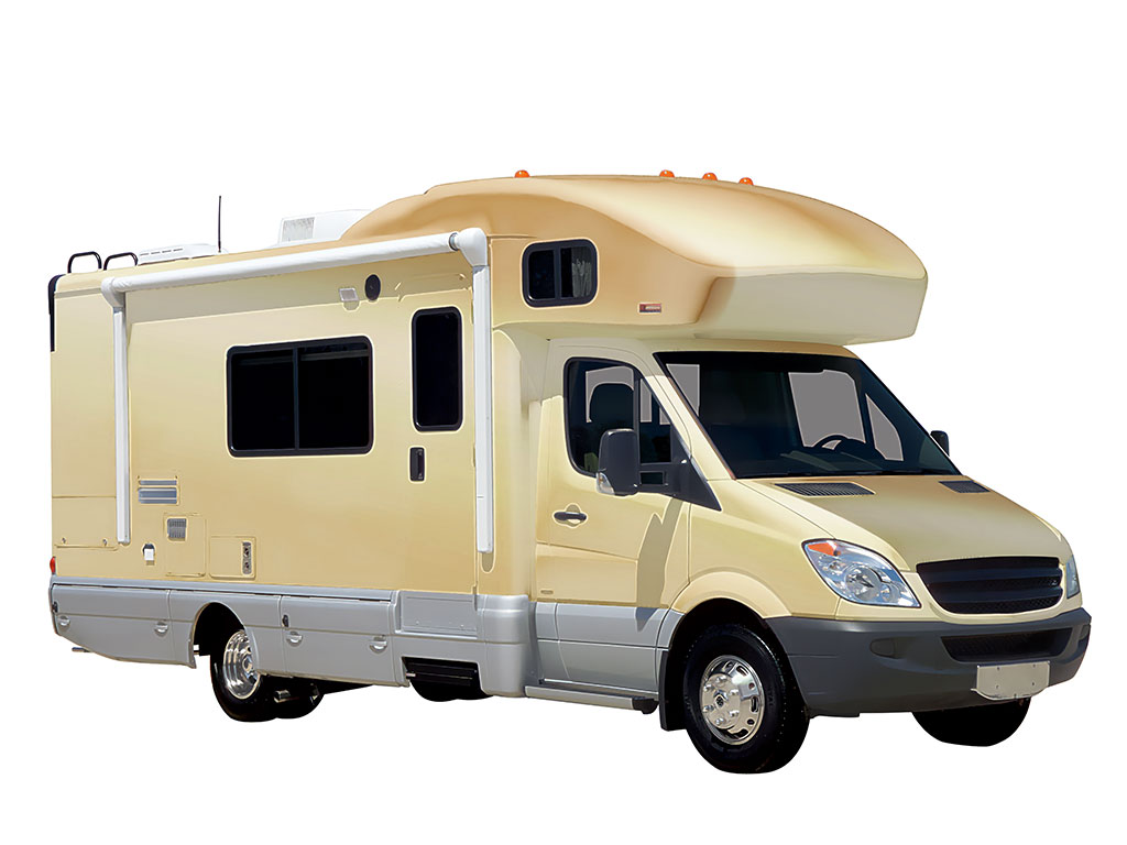 Rwraps Matte Chrome Champagne DIY RV Wraps