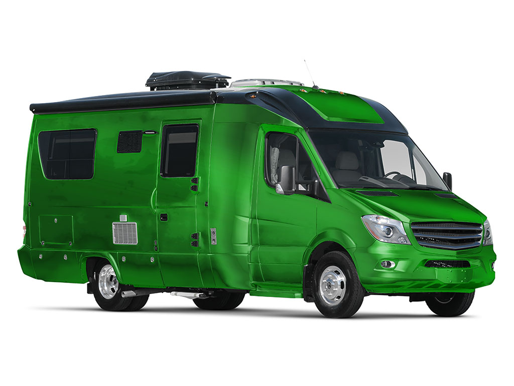 Rwraps Matte Chrome Green Do-It-Yourself RV Wraps